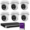 6MP Hikvision Colorvu CCTV Kit: 6 x Outdoor Colorvu Turret + 8CH M Series NVR / 4TB